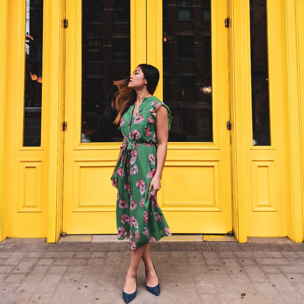 Who What Wear x Target collaboration dress
